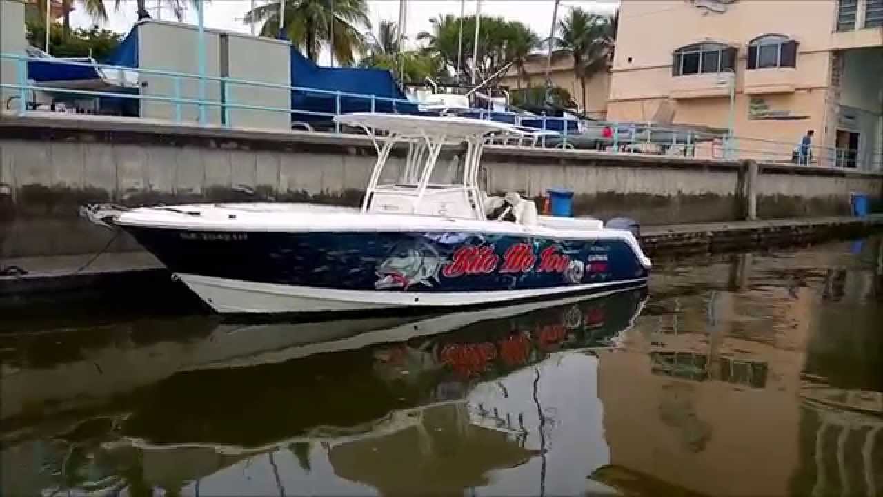 installation of boat wrap - robalo r300 part 2 - youtube