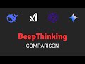 DeepThinking test: Grok vs chatGPT vs Gemini vs DeepSeek |