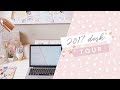 2017 desk tour ✨the girly geek