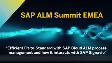 Explore SAP Cloud ALM Process Management and How It Interacts with SAP Signavio