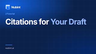 How to Get Citations for Your Draft