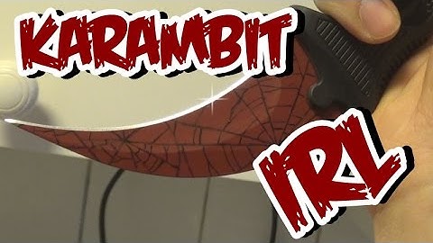 ★ Karambit | Crimson Web - IN REAL LIFE