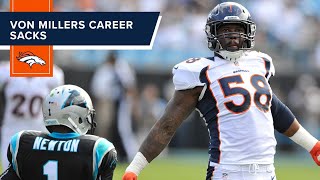 Relive all of Von Miller's 106 career regular-season sacks