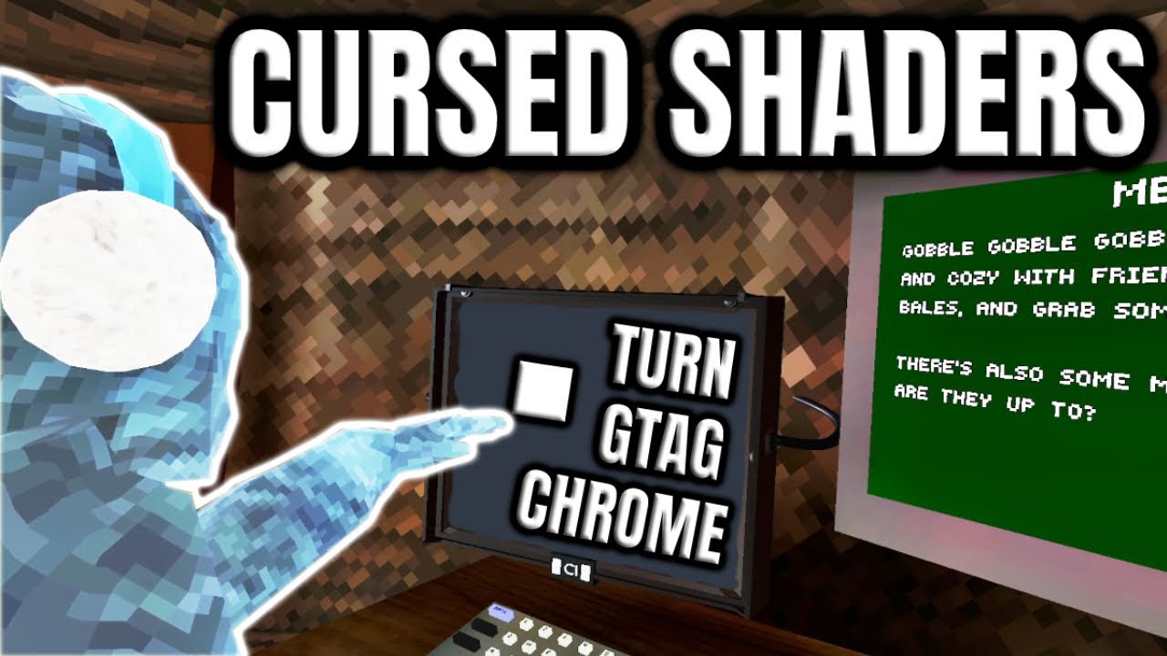 PLAYING GORILLA TAG WITH CUSTOMIZED SHADERS! THIS GOT CRAZY!!