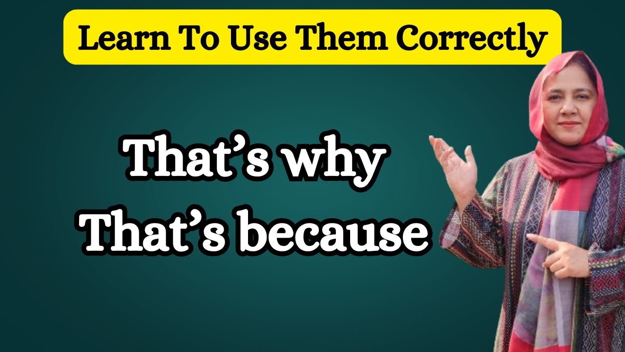 That is why vs That is because - Learn to Use Them Correctly - YouTube
