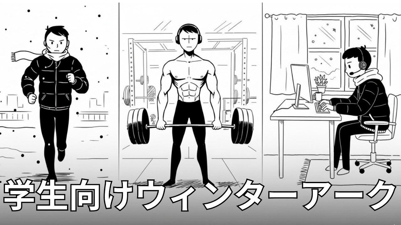 学生のためのWINTER ARC | 怠惰を克服し、勉強でトップを目指すための究極の90日間