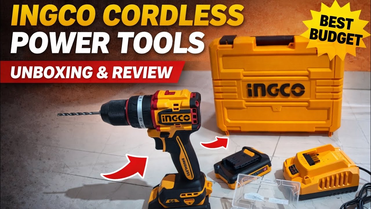 INGCO 20V Brushless Drill Review 🔥 Best Budget Cordless Power Tool 2026 |#ingco #cardless #wireless