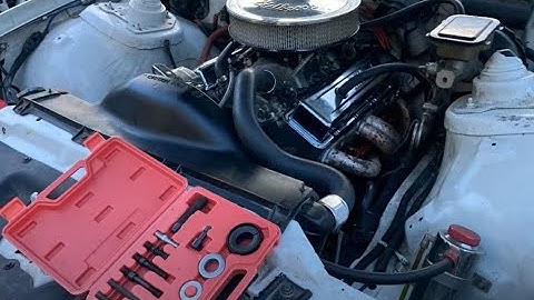 Camaro Changing Power Steering Pump Bracket Pully Remover Kit