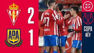 RESUMEN | Real Sporting de Gijón 2-1 AD Alcorcón | Copa del Rey | Segunda Eliminatoria