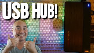 Amazon Basics 10 Port USB Hub Review! (5 Pack Deal)