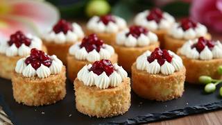 картинка: Новейший десерт для зимы! Десерт за 15 минут. Вкусный рецепт для всей семьи.
