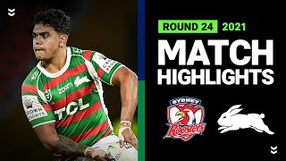 Roosters v Rabbitohs Match Highlights | Round 24, 2021 | Telstra Premiership | NRL