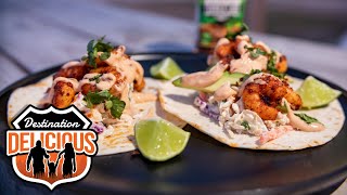 Fresh Shrimp Tacos | Blackstone Griddles