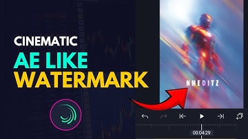 AE-Style Watermark in Alight Motion – Clean & Professional 2025 Tutorial
