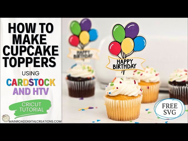 How to Make Birthday Cupcake Toppers | Free SVG & Cricut Tutorial - YouTube how-to-make-birthday-cupcake-toppers-free-svg-cricut-tutorial-youtube