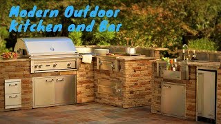 Ultra Modern Outdoor Kitchen Ideas Under A Patio At The Backyard| DIY Modern Outdoor Kitchen And Bar by Louis & Eileen 798 views 6 years ago 5 minutes, 26 seconds