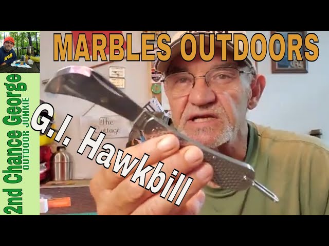 Marbles Outdoors - Stainless G. I. Knife Hawkbill 