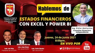 HABLEMOS DE: Estados Financieros con Excel y Power BI.