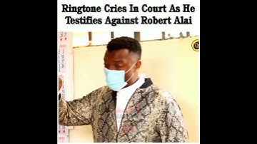 Chairman of Gospel music, Ringtone Apoko cries in court
