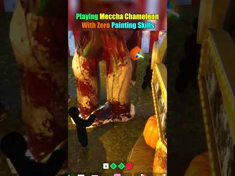 Playing Meccha Chameleon With Zero Painting Skills #MecchaChameleon