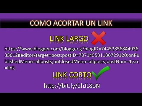 Video: Cómo Hacer Un Enlace Corto