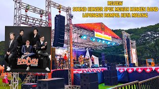 Download Lagu Intip sound konser spek mewah untuk kangen band lapangan Rampal kota malang  MP3