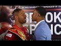 (TEMPERS ERUPT) KELL BROOK VS. ERROL SPENCE OFFICIAL FULL PRESS CONFERENCE AND FIRST FACE OFF