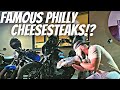 Finding the BEST Philly Cheesesteaks on the Harley Sportster!!