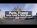 City walks paris france   sacre coeur to notre dame  virtual walking treadmill