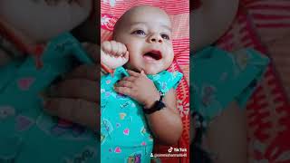 Smiley Baby Face 1Month Ka T