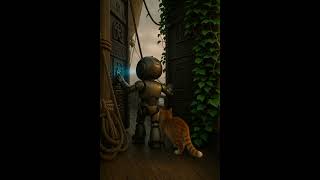 Cat and Robot Discover New Worlds#catandrobot  #epicadventure  #FantasyJourney #adventuretime