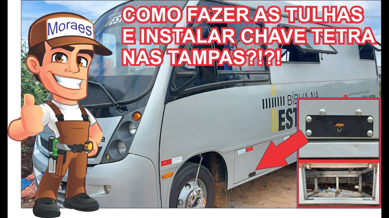 Tulhas Perfeitas, Chave Tetra Stam, Veja como Instalar, Motorhome, Kombi Home, Van Home e +