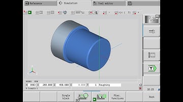 HEIDENHAIN -CNC PILOT 640-Turning & Facing cycles (G820 & G810) - Creating Program Header-Tutorial 2