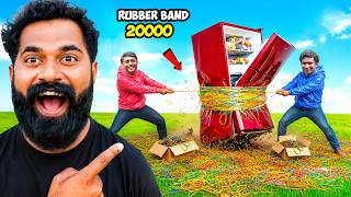 We Wrapped 20,000 Rubber Bands Around a Fridge and This Happened… | M4 Tech |