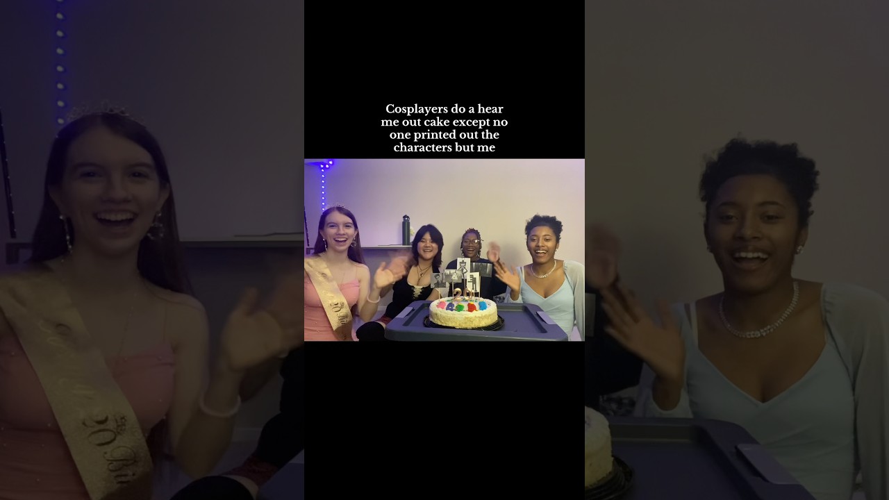 My 20th bday cake! Tags! ​⁠@Melodic.cosplay @keys.cosplay & @sun_kissed_cosplay on TikTok! #ooc