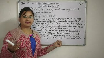 CBSE CA Computer Application Class-9 Ch-5 Computer Networking-Multimedia Basics Part-3
