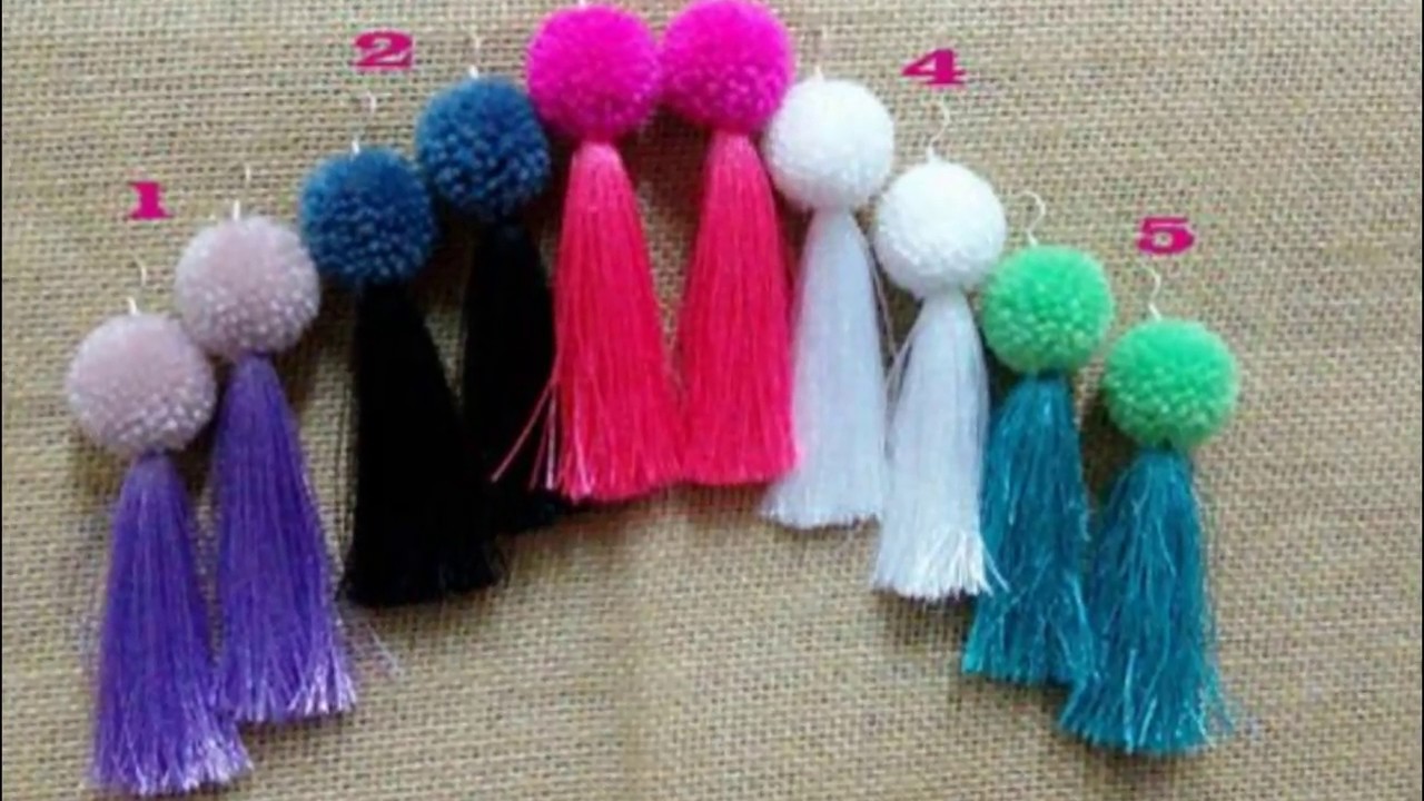 Pompom earring YouTube