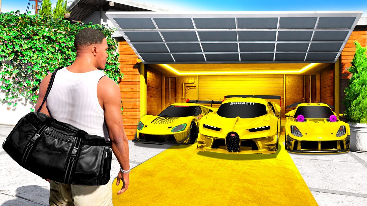Collecting GOLD SUPER CARS in GTA 5! Collecting GOLD SUPER CARS in GTA 5!