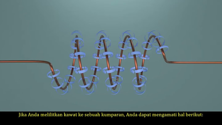 Cara yang dapat memperbesar medan magnet pada kumparan berarus adalah sebagai berikut kecuali