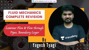 Laminar Flow & Flow through Pipes, Boundary Layer | Fluid Mechanics Complete Revision | GATE 2021
