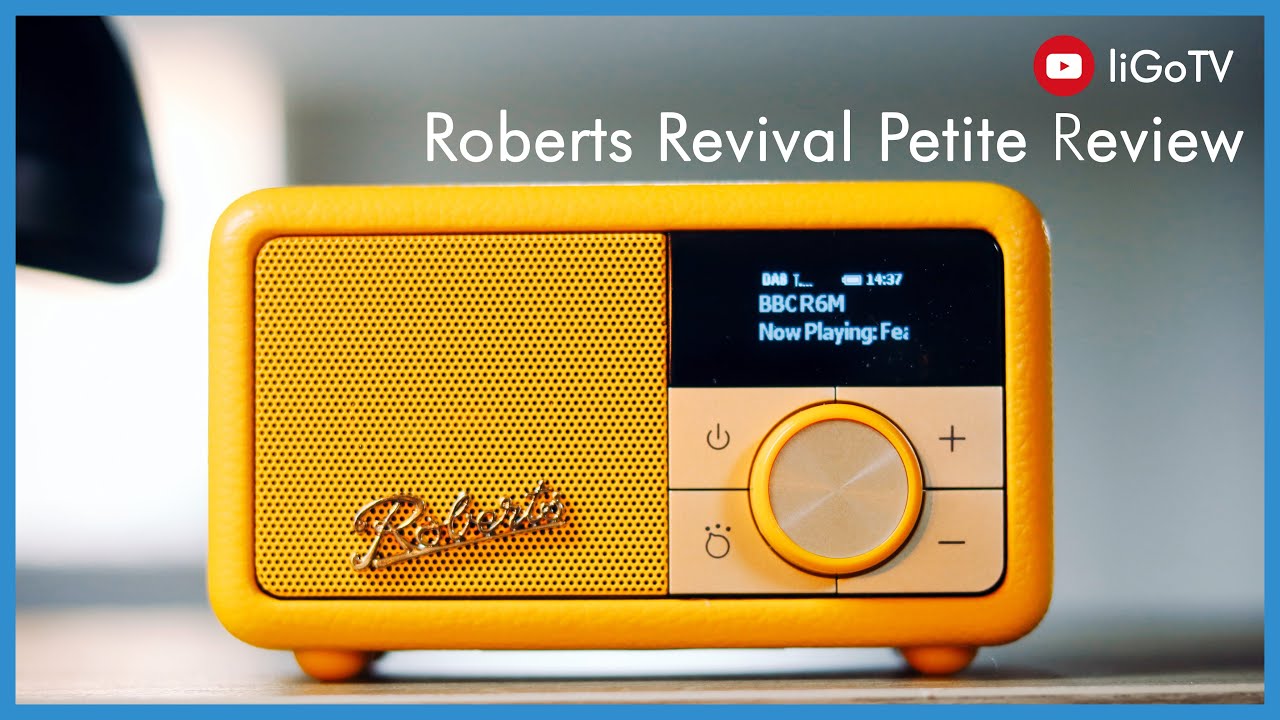 Roberts Revival Petite Jaune - Poste radio FM/DAB/Bluetooth - La