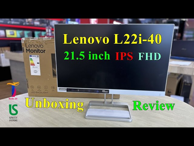 Lenovo L22i-40 Unboxing & Review | 21.5 inch IPS FHD 75Hz Monitor