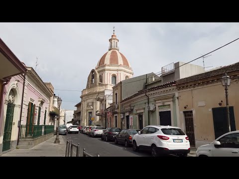 Aci Sant'Antonio Sicily walking tour 4k