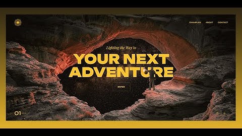 Starry Night Parallax Zoom Effect || Slider Revolution 6