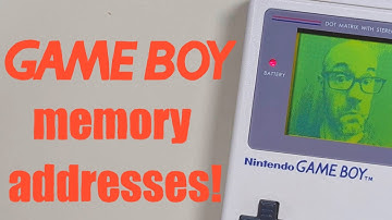 How GameBoy Memory Addresses Work
