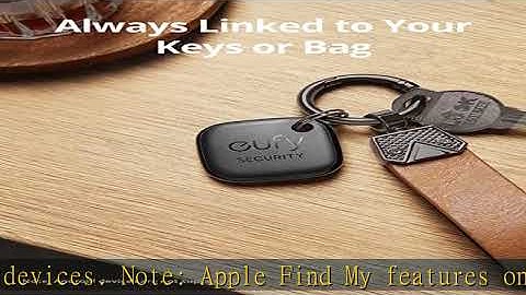 eufy Security SmartTrack Link (Black, 1-Pack), Android not Supported, Works with Apple Find My (iOS