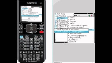 TI-NSPIRE CAS 3 Variable Linear Systems