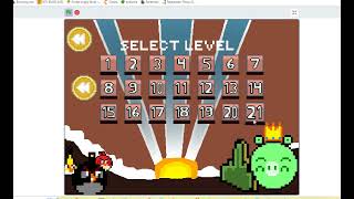 ANGRY BIRDS WAVE 1 IN SCRATCH  BUT HARD MODE