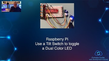 Raspberry Pi: Use a Tilt Switch to toggle a Dual Color LED