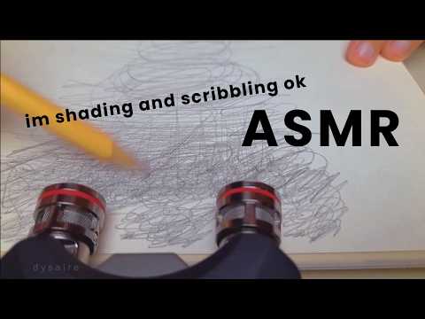ASMR RANDOM PENCIL STROKES (Scribbling, Shading) - NO TALKING